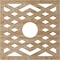 Ekena Millwork Chevron Wood Fretwork Pierced Ceiling Medallion, Red Oak, 36"OD x 9 3/8"ID x 3/8"T CMWP36X36X0375CHRO - alternate 5